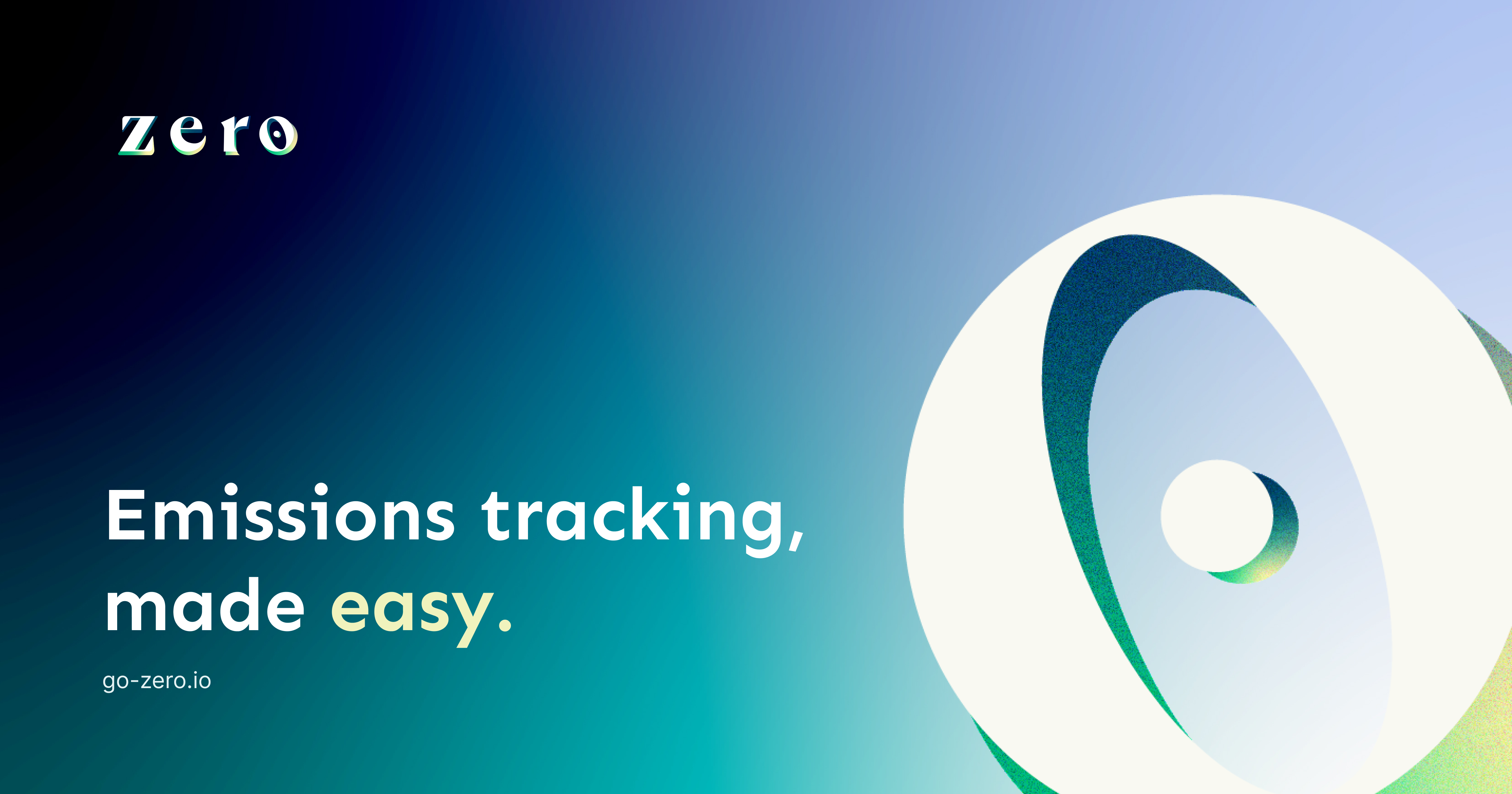 Go ZERO – Emissions tracking, made easy.